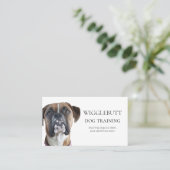 自分の犬のトレーニング名刺を作成 名刺 (スタンド正面)