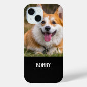自分の犬の写真と名前を追加する Case-Mate iPhoneケース (裏面)