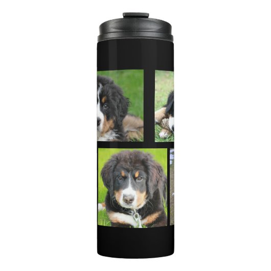 自分の犬の写真のコラージュ家族を作成する タンブラー (正面)