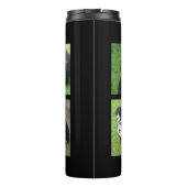 自分の犬の写真のコラージュ家族を作成する タンブラー (裏面)