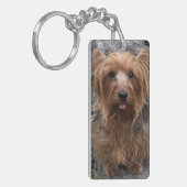 自分の犬の写真を作成カスタムする キーホルダー (正面左)