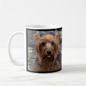 自分の犬の写真を作成カスタムする コーヒーマグカップ (左)