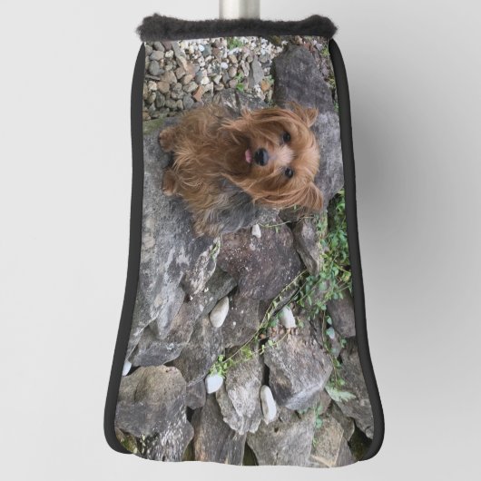 自分の犬の写真を作成カスタムする ゴルフヘッドカバー (回転90)