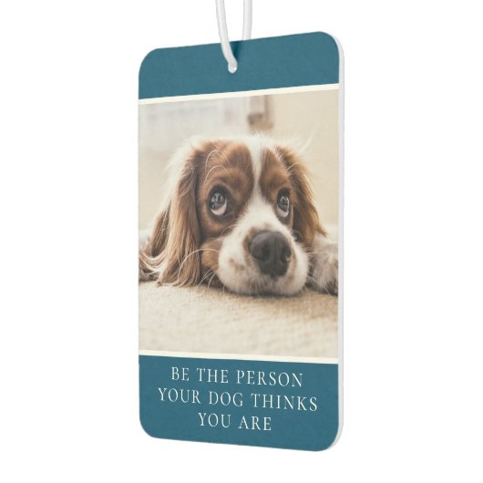 自分の犬の相手にな考える|フォトグリーン カーエアーフレッシュナー (左)