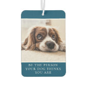 自分の犬の相手にな考える|フォトグリーン カーエアーフレッシュナー (裏面)