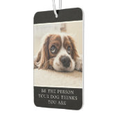 自分の犬の相手にな考える|写真黒 カーエアーフレッシュナー (左)