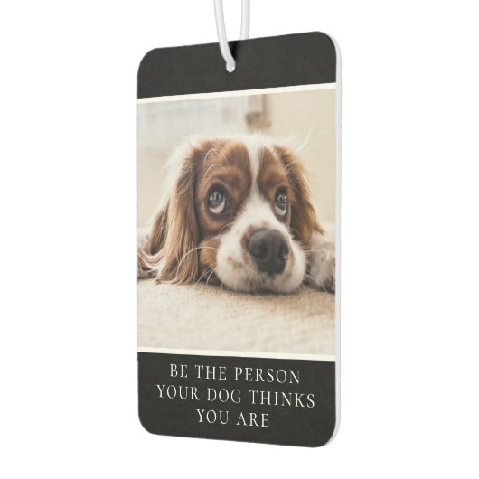 自分の犬の相手にな考える|写真黒 カーエアーフレッシュナー (左)