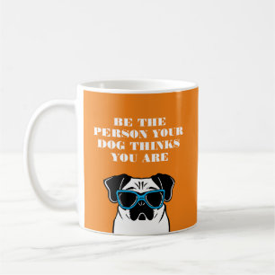 自分の犬考えだ コーヒーマグカップ