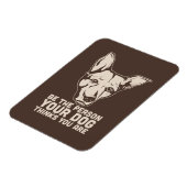 自分の犬考えだ マグネット (左側)