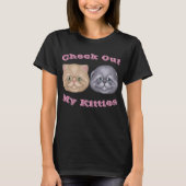 自分の猫ちゃん Tシャツ (正面)