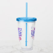 自分の猫になれ考えばれ アクリルタンブラー (右)