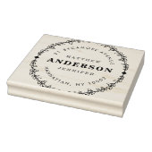 自分の獲得した素朴差出人住所の作成 ラバースタンプ (スタンプ)