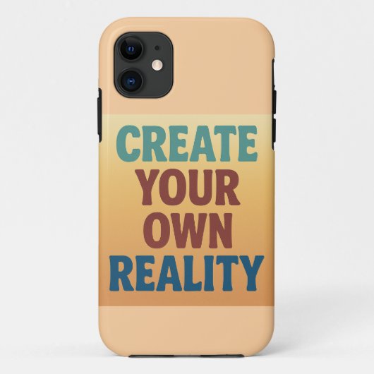 自分の現実を創る – カラー心理学デザイン Case-Mate iPhoneケース (裏面)