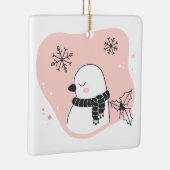 自分の甘い亀の鳩のクリスマスを作成 セラミックオーナメント (右)