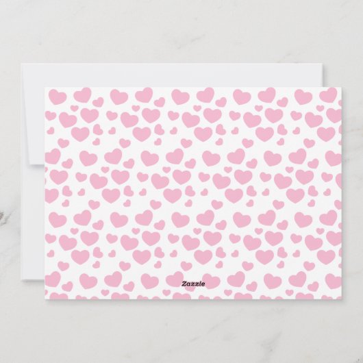 自分の甘い写真のバレンタインデーを作成 シーズンカード (裏面)