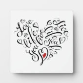 自分の生きる人生を愛する フォトプラーク (正面)