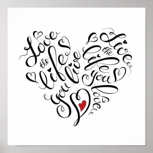 自分の生きる人生を愛する ポスター (正面)