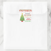 自分の生地を遊クリスマスツリーにする スクエアシール (バッグ)