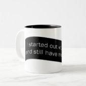 自分の生活 ツートーンマグカップ (正面左)