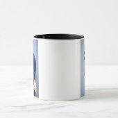 自分の画像の写真を追加カスタムする マグカップ (中央)