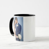 自分の画像の写真を追加カスタムする マグカップ (正面左)