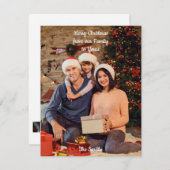 自分の画像クリスマスカードの追加 シーズンカード (正面/裏面)