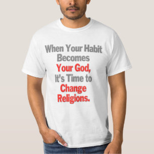自分の癖が神になったら Tシャツ