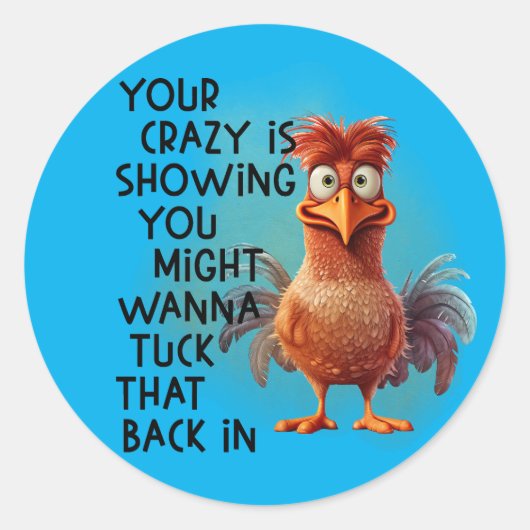 自分の癖を解き放熱狂するつ ラウンドシール (正面)