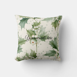 自分の白い母指をエレガント作成する クッション