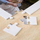 自分の白い10枚のコラージュの家族の名前を作成する ジグソーパズル (側面)