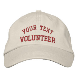 自分の目的をボランティアで活動 刺繍入りキャップ