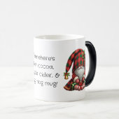 自分の眠いクリスマスプレド格言の作成 モーフィングマグカップ (正面右)