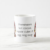 自分の眠いクリスマスプレド格言の作成 モーフィングマグカップ (中央)