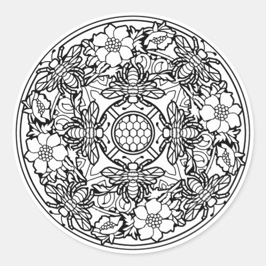 自分の着色ブックのデザイン動物の動物 ラウンドシール (正面)