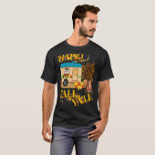 自分の知る限り嫌いな人を抱きしめる猫 Tシャツ (正面フル)