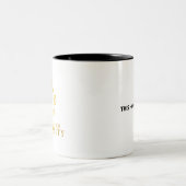 自分の研究U - 22分マグカップ ツートーンマグカップ (中央)