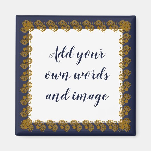 自分の磁石をパーソナライズ マグネット (正面)