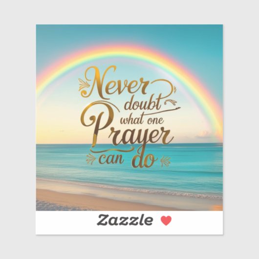 自分の祈りの言葉にできること シール (シート)