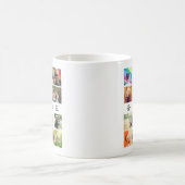 自分の祖父母のフォトコラージュを作成する コーヒーマグカップ (中央)