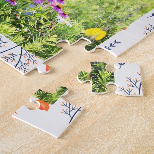 自分の祖父母のフォトコラージュを作成する ジグソーパズル (側面)