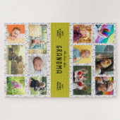 自分の祖父母のフォトコラージュを作成する ジグソーパズル (横)