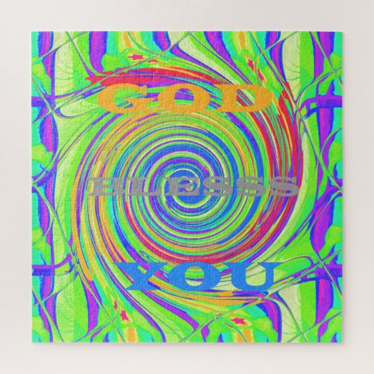 自分の神を創造する祝福感動的文字 ジグソーパズル (縦)