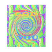 自分の神を創造する祝福感動的文字 ノートパッド (正面)