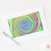 自分の神を創造する祝福感動的文字 長方形シール (封筒)