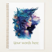 自分の神秘的なアミプライトニンフを作成する プランナー手帳 (正面)