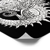 自分の神秘的なドラゴンに色を付ける ポスター (角)