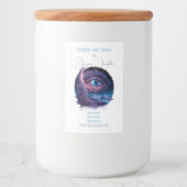 自分の神秘的なドラゴンの目を作る フードラベル (正面)