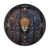 自分の神秘的なレオのガラスの祭壇ボードを作成 カッティングボード (正面)