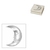 自分の神秘的な三日月の男を作成 ラバースタンプ (押印)