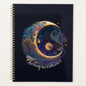 自分の神秘的な人魚の月を作成 プランナー手帳 (正面)